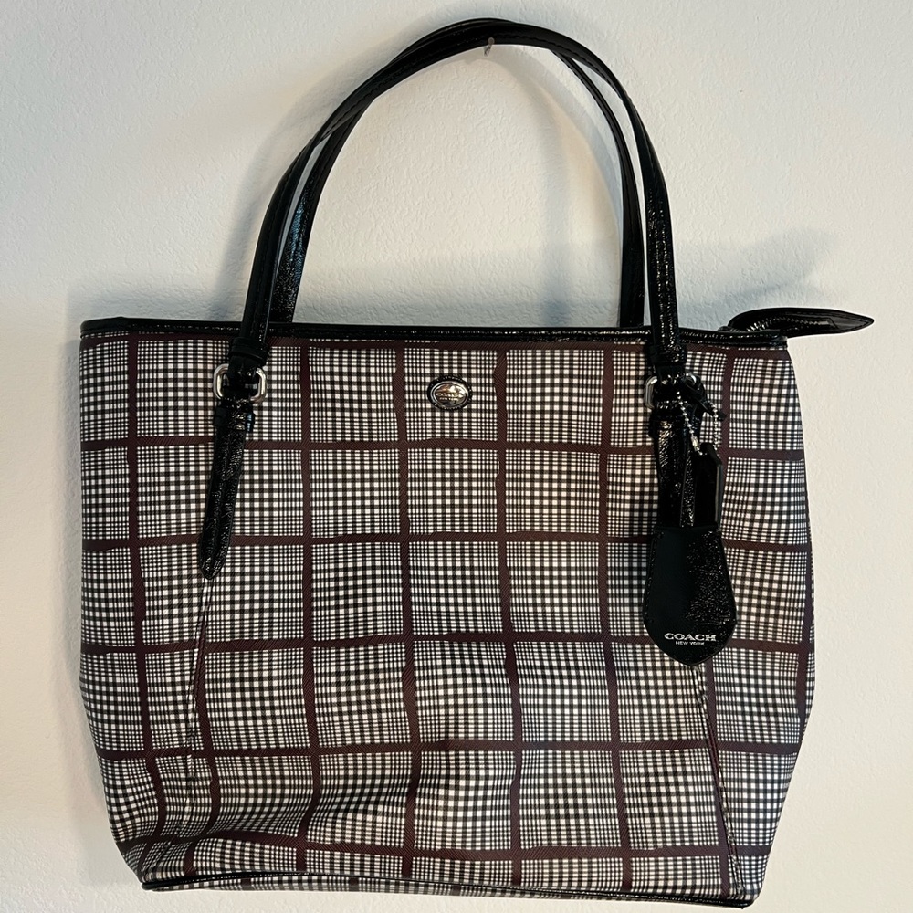 Coach Plaid Purse